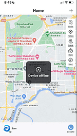 foreign land on ai app showing