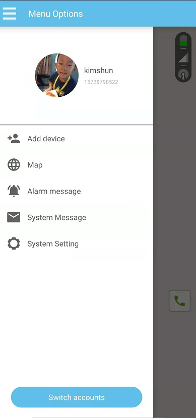 menu options ai app